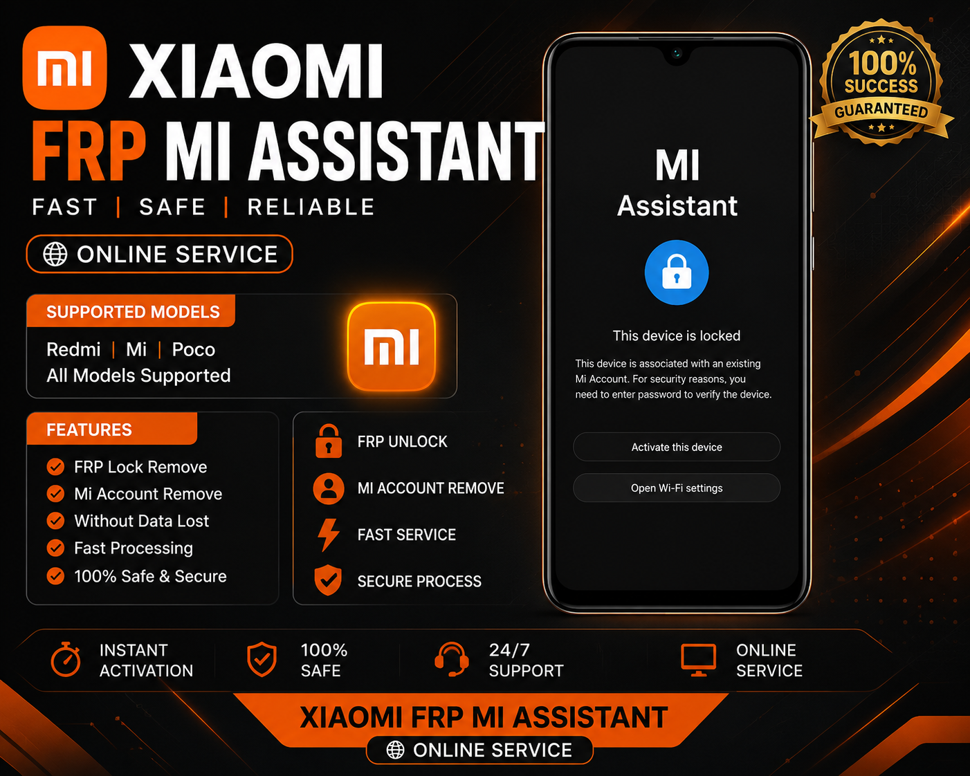 REMOVE FRP XAOMI BY Mi ASSISTANT
